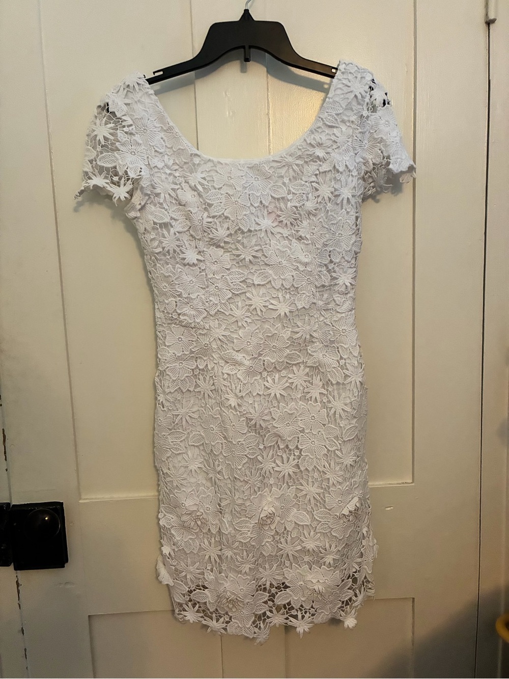 Lilly Pulitzer White Floral Lace Mini Dress